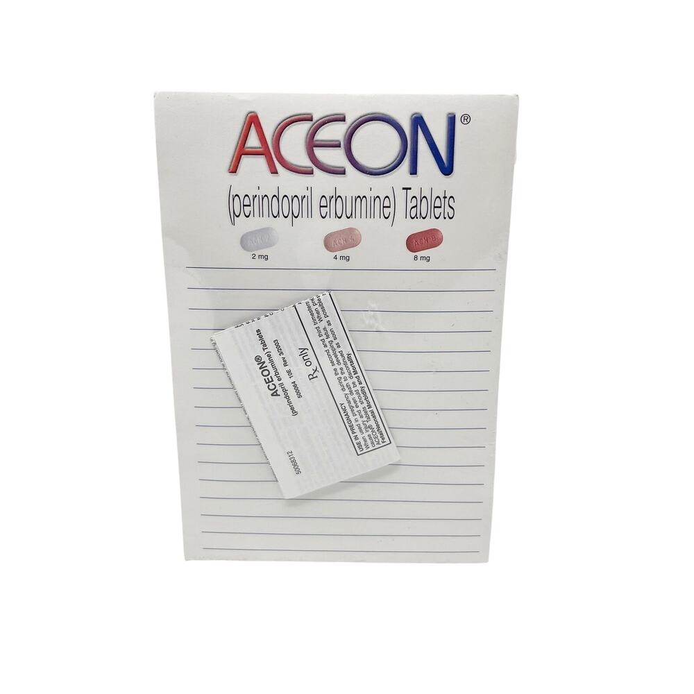 Drug Pharma Rep Aceon Promotional Notepads Set of 10 Sealed 4x6 Post It RARE